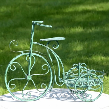 One Pot Tricycle Plant Stand - Antique Green - Click to enlarge