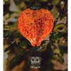 Orange Murano Hot Air Balloon Solar Lantern (Set of 2)