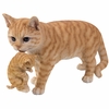 Orange Tabby Cat Carrying Kitten "Ultra-Realistic"