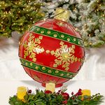 28.5" Oversized Christmas Ornament Decoration with LED Lights