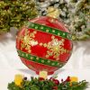28.5" Oversized Christmas Ornament Decoration with LED Lights