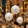 Oversized Metal Christmas Ornaments (Set of 3)