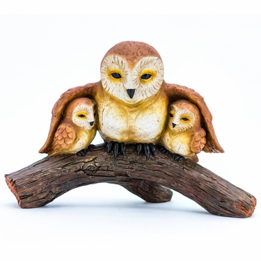 Owl Family Statue - Click to enlarge