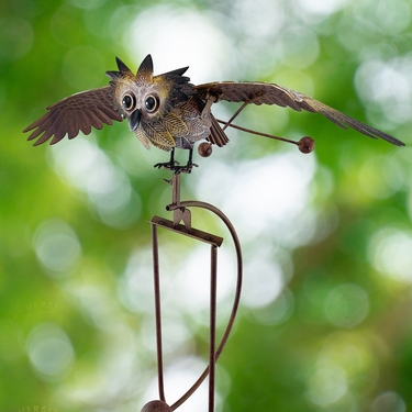 Small Owl Rocker Balance Stake - Click to enlarge