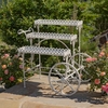 Parisian 3-Tier Flower Cart - Antique White