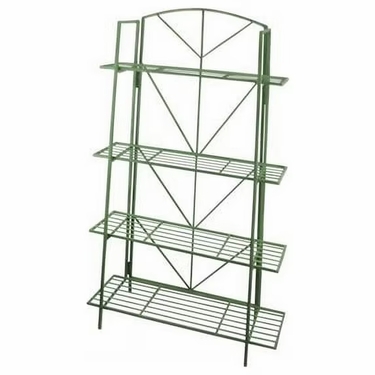 Patina Green 4-Tier Plant Stand - Click to enlarge