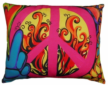 Peace Outdoor Pillow - Click to enlarge