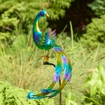 Peacock Balance Rocker Garden Stake Peacock Balance Rocker Garden Stake