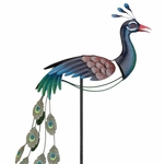 Peacock Ball Rocker Stake Peacock Ball Rocker Stake