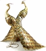 68" Large Golden Peacocks w/Jewels (Set of 2)