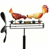 Pecking Chickens Whirligig Stake