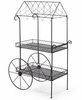 Peddlers 2-Tier Copper Flower Cart