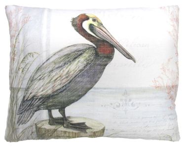 Pelican Perch Outdoor Pillow - Click to enlarge
