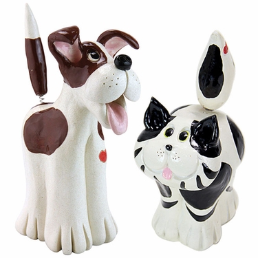 Cat & Dog Statues  (Set of 2) - Click to enlarge