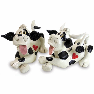 Cow & Bull Statues (Set of 2) - Click to enlarge