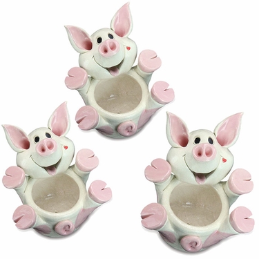 Little Pig Planters (Set of 3) - Click to enlarge