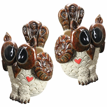 Owl Planters (Set of 2) - Click to enlarge