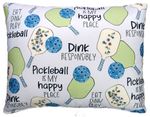 Pickleball Happy Place Outdoor Pillow
