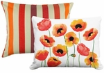 Pillow Bundle: Cristina Stripe + Poppy Blossoms