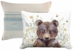 Pillow Bundle: Magnolia Stripe + Bear Daisies