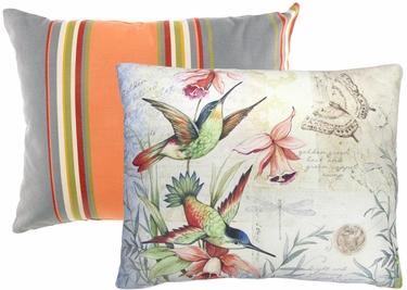 Pillow Bundle: Serene Sunset + Hummingbirds - Click to enlarge