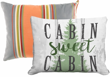 Pillow Bundle: Serene Sunset + Sweet Cabin - Click to enlarge