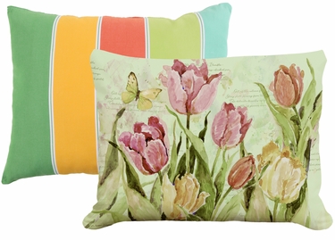 Pillow Bundle: Tropical Breeze + Tulips - Click to enlarge