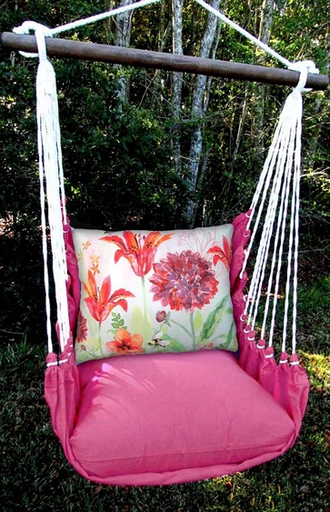 Pink Collection Bumblebee Hammock Chair Swing Set - Click to enlarge