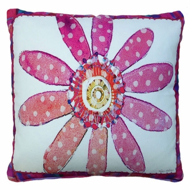 Pink Flower Dreams Outdoor Pillow - Click to enlarge