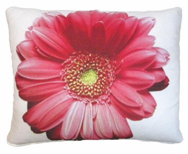 Pink Gerbera Outdoor Pillow - Click to enlarge