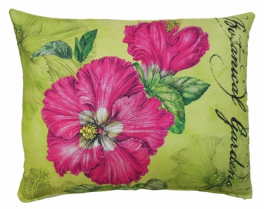 Pink Hibiscus Outdoor Pillow - Click to enlarge