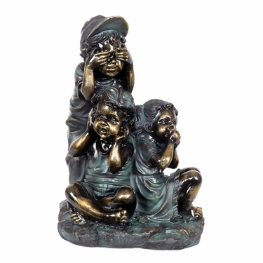Playful Children Garden Statue  - Click to enlarge