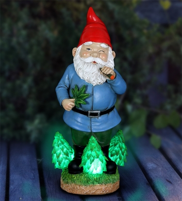 Pot Smoking Gnome - Battery w/Timer - Click to enlarge