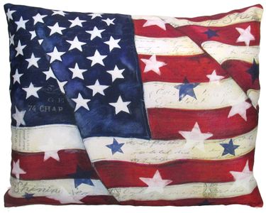 Proud America Stars Outdoor Pillow - Click to enlarge