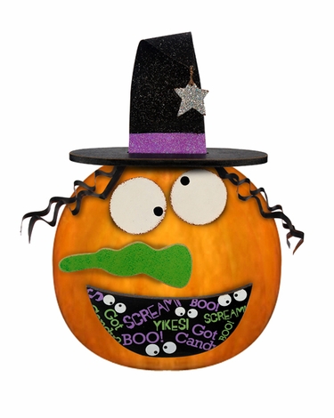 Pumpkin Kit - Silly Witch Face - Click to enlarge