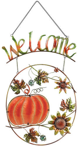 Pumpkin Welcome Sign - Click to enlarge