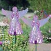 Purple Angels WindyWing Garden Stakes (Set of 2)