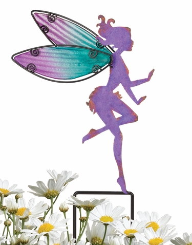 Small Purple Fairy Stakes (Set of 4) - Click to enlarge