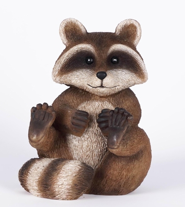 Raccoon Sitting Statue - Click to enlarge