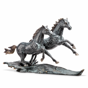 Range Runner Brass Horses - Click to enlarge