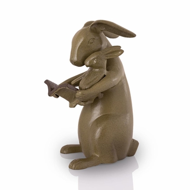 Reading Rabbits Garden Sculpture - Click to enlarge