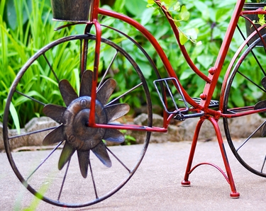 Red Bicycle Planter only $119.99 at Garden Fun