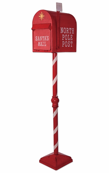 Red Christmas Mailbox - Click to enlarge