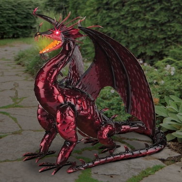Red Solar Dragon Decor - Click to enlarge