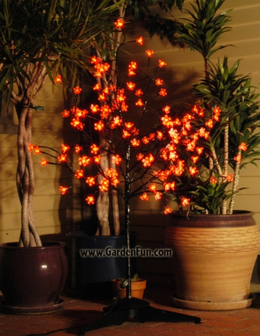 Red LED Cherry Blossom Tree - Click to enlarge