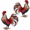Red Leghorn Roosters (Set of 2)