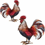Red Leghorn Roosters (Set of 2)