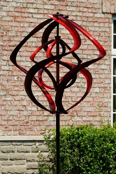 Red Twister Wind Spinner - Click to enlarge