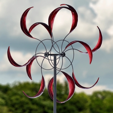Red Zephyr Wind Spinner - Click to enlarge