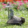 Ridesharing Frog & Turtle Sculpture "Hide-a-Key"